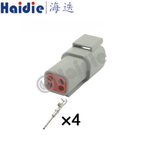 4pin   wiring connector  HD0410Y-1-11  DTM04-4P/ATM04-4P