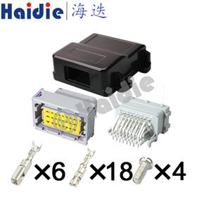 24pin auto male female ECU pin connector with box HD-24HABGYJ