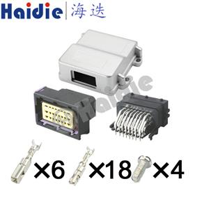 24pin auto male female ECU pin connector with box HD-24HABJ