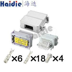 24pin auto male female ECU pin connector with box HD-24HAGYJ
