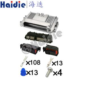 121pin auto male female ECU pin connector with Aluminum shell box HD-121HASJ