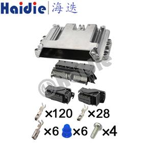 154pin auto male female ECU pin connector with Aluminum shell box HD-154HAJ