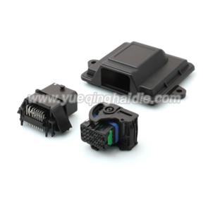 32pin auto male female ECU pin connector with plasti box HD-32HBJ