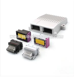 48pin auto male female ECU pin connector with Plastic shell box HD-48HAFJ