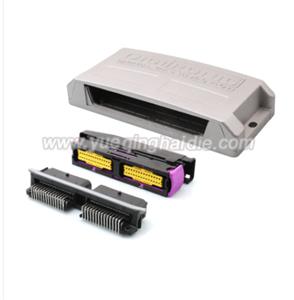 56pin auto male female ECU pin connector with black color Aluminum shell box HD-56HAEJ