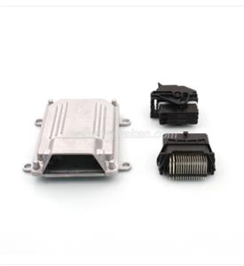 64pin auto male female ECU pin connector with black color Aluminum shell box HD-64HACJ