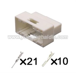 Auto Wiring Cable Connector Include Terminals Pins mating to 13709864 HD319-0.6-2.8-11J