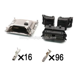 121pin auto male female ECU pin connector with Aluminum shell box  0261S08701