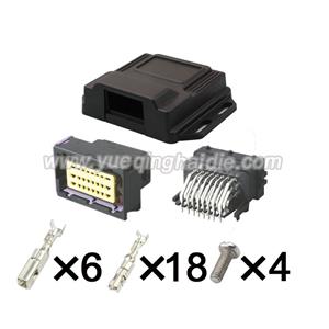 auto male female ECU pin connector with box HD-24HPC